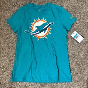 Teal Miami Dolphins Nike T-Shirt NWT New